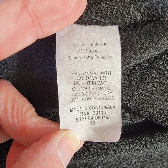 Altar'd State Black Crochet Cutout Butterfly Back A Line Short Dress Size M - Picture 11 of 13